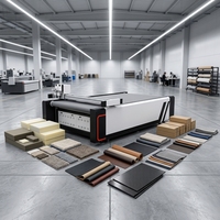 Machine de découpe vibrante CNC entièrement automatique intelligente pour chaussures et vêtements en cuir, haute précision, table de travail personnalisable