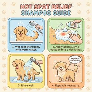 Champú <span class=keywords><strong>para</strong></span> Perros con Aceite de Árbol de Té y Aloe Vera de Marca Privada, Champú Antipicazón <span class=keywords><strong>para</strong></span> Puntos Calientes, Alivio Personalizado <span class=keywords><strong>para</strong></span> Picaduras de Pulgas y Caspa, Fabricante de Champú - Product Image 3