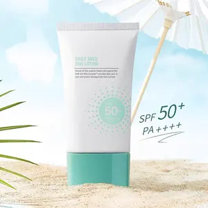 Nemlendirici UV su geçirmez güneş koruyucu organik PA + + + SPF 50 güneş koruyucu