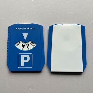 Temporizador de estacionamiento personalizado con diseño de banda de rodadura de neumático, raspador de hielo y soporte para monedas - Regalo promocional para automóviles - Product Image 2