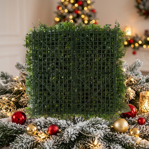 Foglie di Bosso Artificiale Arancioni 50*50cm, Ecologiche, Resistenti all'Acqua, Anti-UV, Ignifughe, Decorative per Esterni, Economiche - Product Image 5