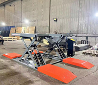 Élévateur à ciseaux industriel allemand à position moyenne de 4000kg élévateur à ciseaux à Double cylindre élévateur à ciseaux élévateur de voiture hydraulique