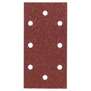 BOSCH - 2609256A89 Juego de hojas de lija con 8 agujeros para LIJADORA ORBITAL-EAN 3165140615051 ABRASIVES PAPELES ABRASIVOS - Product Image 1