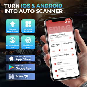 Escáner de Códigos OBD2 para Autos, Analizador de Motor para Todos los Sistemas, Herramienta para Vehículos Ediag OBD2 - Product Image 6