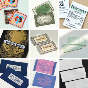 ملصقات منسوجة فاخرة عالية الكثافة من الساتان لملابس النساء، علامات تجارية مخصصة وملصقات للرقبة للملابس الفاخرة ذات العلامة التجارية الخاصة - Product Image 5