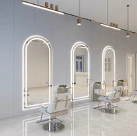 Miroir mural moderne en verre pour salon de coiffure, style célébrité, simple face, pour chambre à coucher