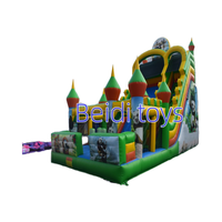 Panda du fournisseur professionnel thème PVC château gonflable toboggan Trampoline jardin école éducatif aéroport résidentiel