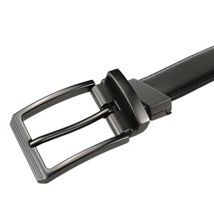 Lqbelt เข็มขัดหมุนได้สำหรับผู้ชายเข็มขัดหนังแบบกลับด้านเข็มขัดสำหรับผู้ชายหัวเข็มขัดแบบเข็มออกแบบโลโก้ได้ตามต้องการ - Product Image 5