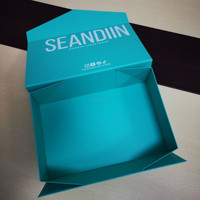 Cajas de Cartón Rígido Decorativas de Alta Calidad, Papel de Regalo Personalizado, Papel Postal, Cajas de Envío para Negocios