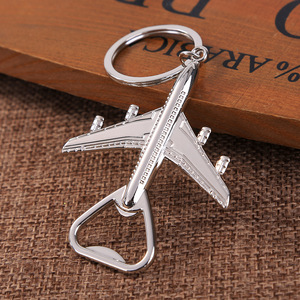 10-19 sáng tạo Retro Nguồn cung cấp đám cưới kim loại máy bay Keychain và bia chai Opener trở lại món quà corkscrews & cụ mở - Product Image 6