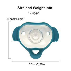 Sucette apaisante pour le sevrage des tout-petits, tétine de dentition pour bébé en silicone de qualité alimentaire, sucette <span class=keywords><strong>incassable</strong></span> pour nourrissons - Product Image 5