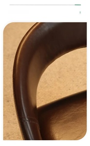<span class=keywords><strong>Fauteuil</strong></span> de <span class=keywords><strong>salon</strong></span> moderne en cuir avec <span class=keywords><strong>roulettes</strong></span> courbes, style luxe léger, mobile, flexible et pratique pour les loisirs - Product Image 6
