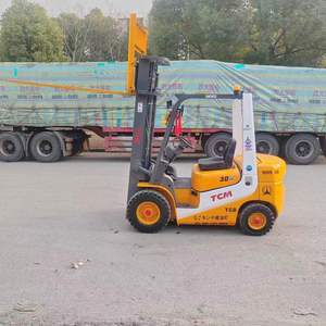 High Performance Used TCM 30 3-6M Diesel Mini <b>Forklift</b> ISUZU Engine Pump Motor Shanghai China Imported Construction Transporting - Product Image 4
