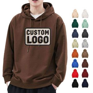 Sweat-shirts unisexes de haute qualité en coton et polyester 420 GSM, épais, unis, lourds, surdimensionnés, avec logo personnalisé, grandes tailles, pour hommes - Product Image 1