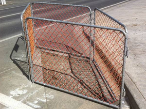 Outdoor Temporary Fence Galvanized Wire,<strong>crowd</strong> <strong>Control</strong> <strong>Barrier</strong> and Chain Link Fence for Sale American Metal Steel Garden Fence - Product Image 6
