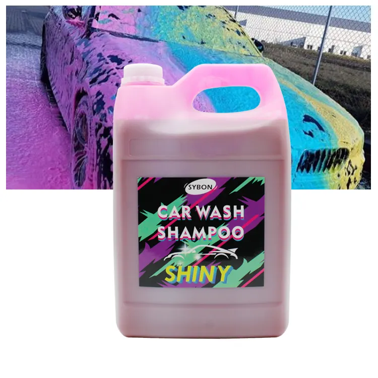 Wholesale Foaming car shampoo wash wax liquid concentrated soap car washing shampoo wax