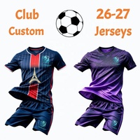 Maillot de football respirant 100 % polyester à impression numérique de l'équipe d'Espagne, série mondiale de football 2026, personnalisé en usine, pour supporters