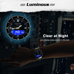 Reloj Inteligente DF NORTH EDGE Snow Leopard para Exteriores, Resistente al Agua, con Altímetro, Brújula, Temperatura, Presión, Multifunción, para Hombre - Product Image 4