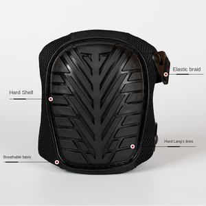 Genouillères en Gel Flexible Épaissie EVA Double Bretelles Conception Respirante pour Protection Professionnelle Travailleurs Robustes Ciment - Product Image 1