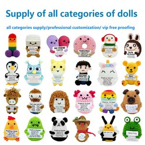 Hilo de lana hecho a mano para <span class=keywords><strong>Princesa</strong></span>, muñeco de peluche, relleno de algodón PP, juguete supersuave para aliviar el estrés para decoración de escritorio, ODM - Product Image 2