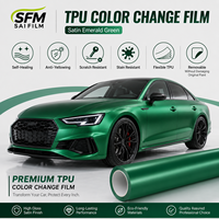 Película de Vinilo para Envoltura de Autos de TPU Premium que Cambia de Color, Alto Brillo, Autoregenerable, Protección de Pintura, Color Personalizado, 7.5mil, Lujo
