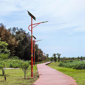 <span class=keywords><strong>Lampioni</strong></span> LED Solari Stile Etnico 6m, Grado di Protezione IP65, Durata 100.000 Ore per Sviluppo Rurale e Piazze Comunali - Product Image 1