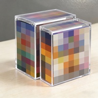 Boîtier de présentation personnalisé en acrylique pour cartes ETB et Elite Trainer Box, avec couvercle, fermeture magnétique et vis, transparent