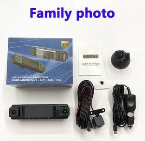 DVR <span class=keywords><strong>de</strong></span> 4 Canales y Cámara para Coche Económica con 4 Lentes y Visión <span class=keywords><strong>de</strong></span> 360° °   Cámara para Auto <span class=keywords><strong>de</strong></span> 3 Pulgadas con <span class=keywords><strong>Pantalla</strong></span> IPS 1080p, 4 Lentes, 360 Grados, 4 Canales - Product Image 6