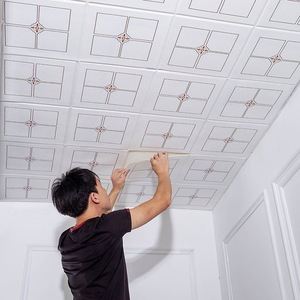 Stiker dinding Anti statis, stiker langit-langit 3D berperekat 3D untuk kamar tidur ruang tamu tahan air, stiker tempel langit-langit untuk kamar mandi - Product Image 1