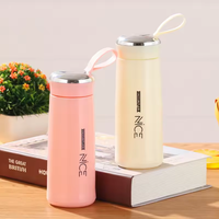 Gourde Enfant Écologique et Abordable pour la Randonnée et les Activités de Plein Air – Bouteille d'Eau en Verre Mignonne pour Enfants, Idéale pour la Rentrée Scolaire