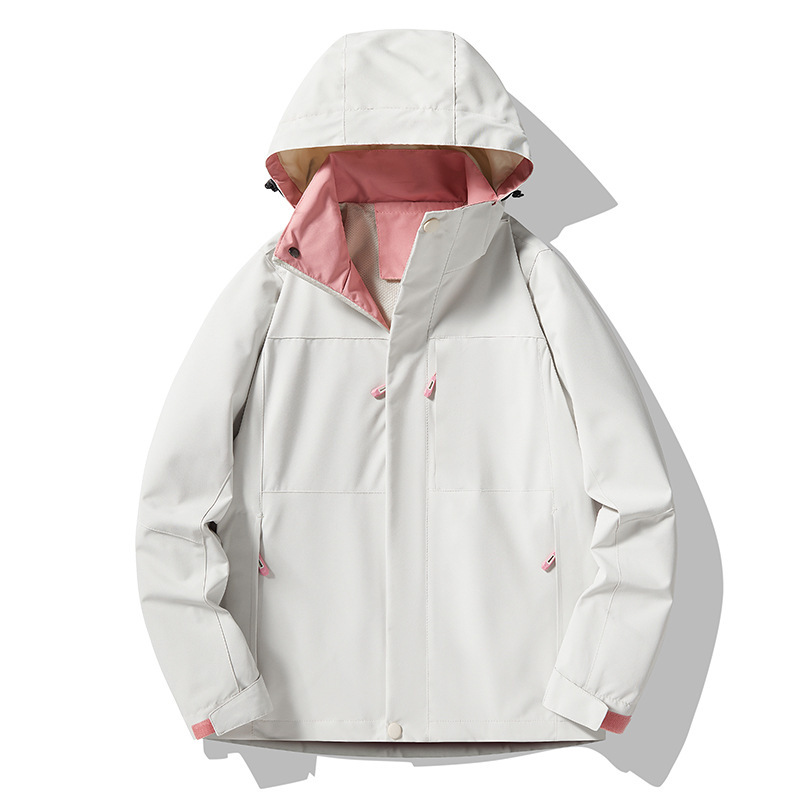 Femme - blanc chaud/rose corail