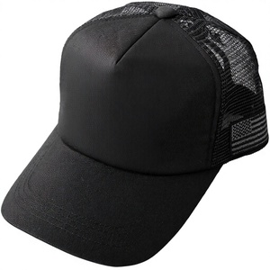 Casquette de camionneur personnalisée en maille imperméable 100% coton pour l'extérieur, les voyages et la plage, avec impression en relief et broderie, vente en gros OEM - Product Image 2