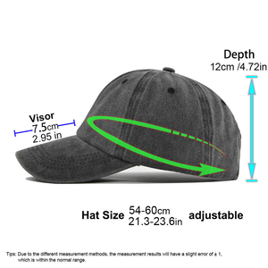 Wholesale Blank Washed Unstructured, Low Profile Dad Hat Brand Gifts Custom Logo Cotton Plain Strapback Vintage <b>Baseball</b> <b>Cap</b>/ - Product Image 4