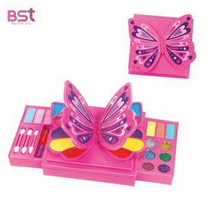 Ensemble de cosmétiques pour enfants BST Jouet pour filles Coffret de <span class=keywords><strong>maquillage</strong></span> <span class=keywords><strong>papillon</strong></span> Jeu de <span class=keywords><strong>maquillage</strong></span> non toxique pour enfants Filles - Product Image 4