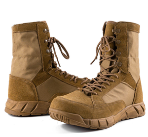 TSB01 Coyote Men outdoor camping <b>hiking</b> hunting Super light weight Suede Coyote Brown breathable summer combat <b>boots</b> shoes - Product Image 5