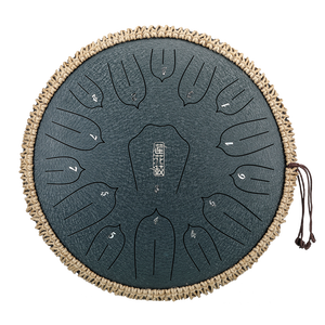 Tambour de langue en acier 13 pouces 15 Notes Handpan Tambour de réservoir <span class=keywords><strong>Instrument</strong></span> de percussion Tambour de langue - Product Image 2