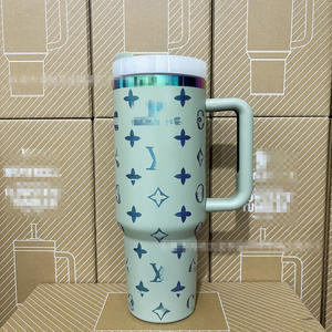 Vaso Térmico de Acero Inoxidable de 40 oz con Asa y Tapa, Taza de Viaje de Doble Pared Aislada para Bebidas Calientes y Frías, Regalo para Auto - Product Image 5