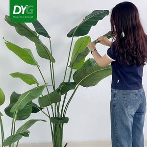 Planta Artificial Bonsai Traveler's Palm Traveler Banana Simulación Árbol Árboles artificiales para decoración <span class=keywords><strong>del</strong></span> hogar Oficina Jardín - Product Image 1