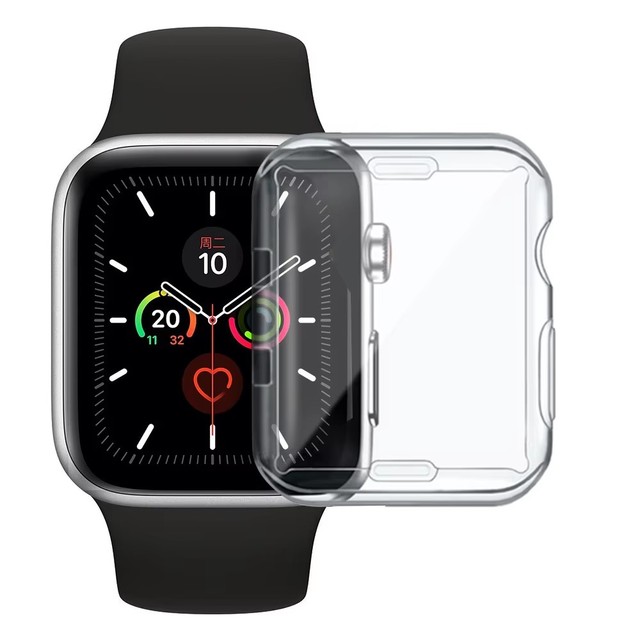 Full Screen Protector for Apple Watch 45mm 41mm 40 44 42 38 Alloy TPU Protector Cover for IWatch Series7 6 5 4 3 2 SE