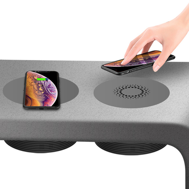 10w Newest Hidden Wireless Charger Install Under Marble Wooden Table Invisible Wireless Charger Without Drilling and Screwing