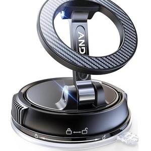 Support magnétique pour téléphone super puissant avec 720 °   Rotation, ventouse et support métallique à trois axes, universel pour voiture/bureau, anti-vibration - Product Image 2