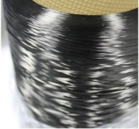 Fil de roving en fibre de carbone haute résistance 3k/6k/12k pour applications industrielles et aérospatiales