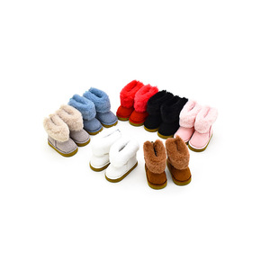 Chaussures de poupée 1/6, <span class=keywords><strong>bottes</strong></span> de neige pour poupées <span class=keywords><strong>en</strong></span> coton de 20 cm, <span class=keywords><strong>bottes</strong></span> d'hiver - Product Image 4