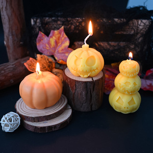 Molde de Silicona 3D Premium Blanco para Halloween, para Velas, Jabones, Chocolate, Calabaza, Grado Alimenticio, No Tóxico, Ecológico, Resistente al Calor, para Pasteles - Product Image 2