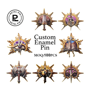Broches de Metal Personalizados, Chapados en Oro, con Diseño de Baldur's Gate, para Regalos, Hechos de Aleación, con Personajes como Bárbaro, Druida, Bardo, Paladín y Guerrero - Product Image 6