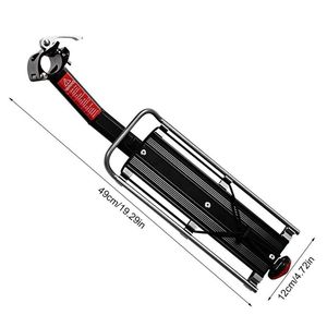 <span class=keywords><strong>Tija</strong></span> de sillín de aleación para transporte de carga de bicicleta de montaje rápido con <span class=keywords><strong>portaequipajes</strong></span> trasero soporte para bolsa soporte opcional horquilla delantera maletero - Product Image 4