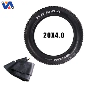 Nouvelle image e-bike KENDA 20 pouces Compatible 20x4 gros pneu électrique VTT pneu extérieur chambre à air gros vélo pneus 20x3/5/4