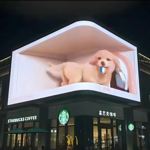 จอแสดงผลวิดีโอ LED ติดผนัง P10สีเต็มรูปแบบกลางแจ้ง3D เอฟเฟกต์ภาพรองรับหน้าจอแสดงผล LED กลางแจ้ง - Product Image 2