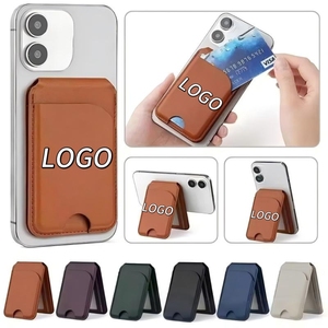 Nouveau Portefeuille Magnétique Portable en Cuir PU avec Logo Personnalisé, Porte-Cartes de Téléphone Mobile, Fente pour Cartes d'Identité, Cartes de Crédit, Argent et Cartes Bancaires pour <span class=keywords><strong>iPhone</strong></span> 17 - Product Image 1