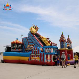 Pista de Obstáculos Inflable para Carnaval, Alquiler para Parques de Diversiones y Fiestas, con Color Personalizado, Material de PVC de 0.55mm, Garantía de 3 Años - Product Image 6